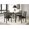 Rowland Charcoal 5 Piece Dining Set
