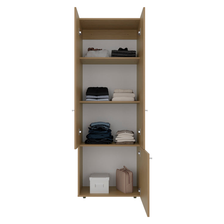 Soham Closet System Duo, Bedroom, Macadamia