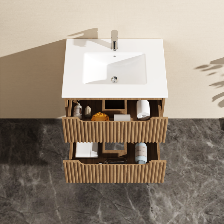 Goodyo 24" Wall Mount Bathroom Vanity Cabinet Floating Cabinet Only