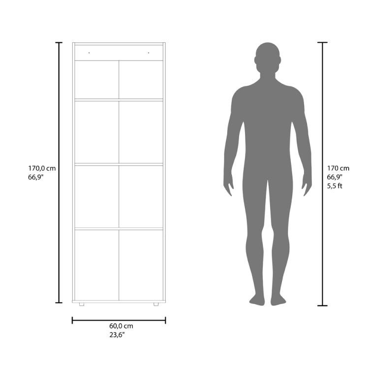 Soham Closet System Duo, Bedroom, Macadamia