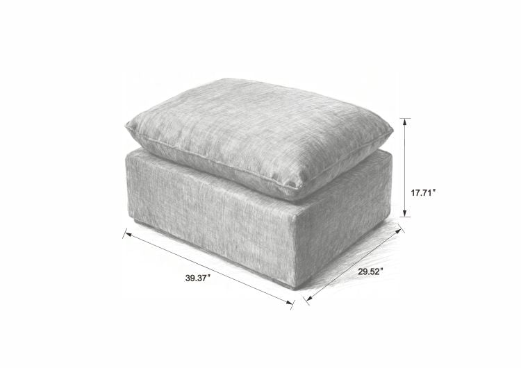 Modern Chenille Cloud Sofa, Freely Combinable, Comfortable To Sit On, Suitable For Modern Living Room Furniture In Homes, Apartments, And Offices