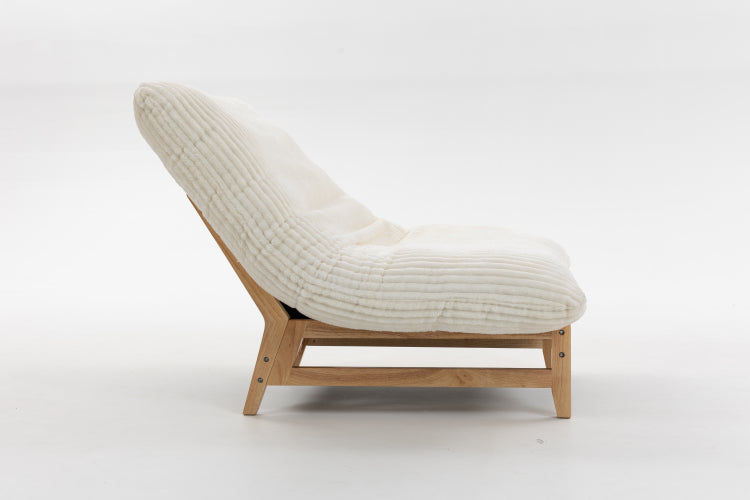 Bean Bag Chair For Adults ,Accent Armless Lazy Sofa, Casual Single Sofa, Corduroy Fabric, For Living Room And Bedroom , With Backrest, Single Seat