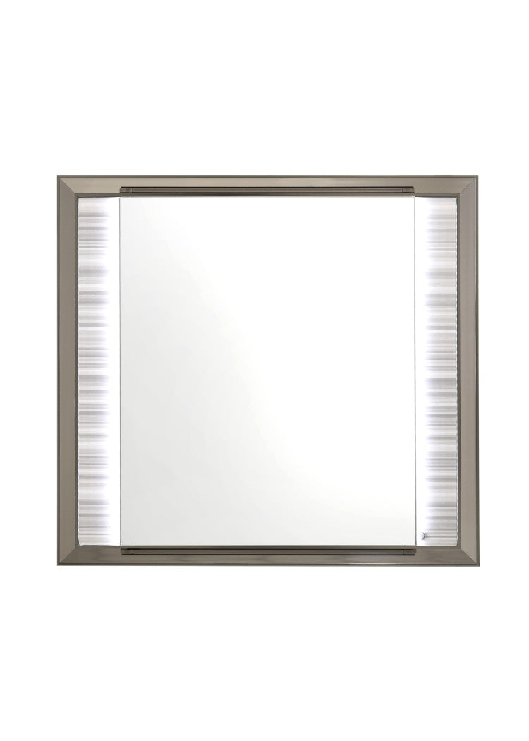 Star White Mirror With Led