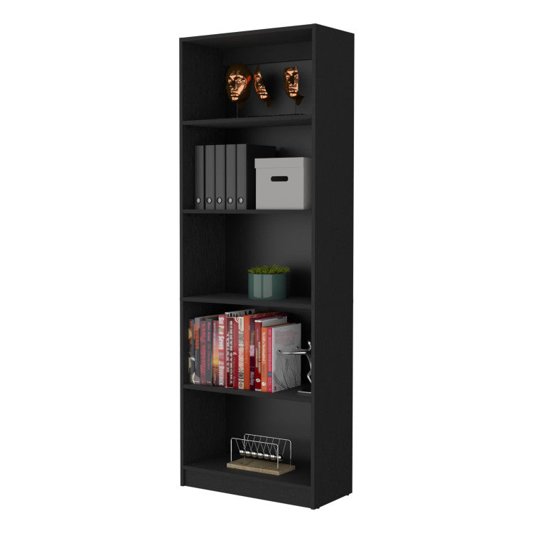 Sutton 4 Shelves Bookcase With Modern Storage Shelves