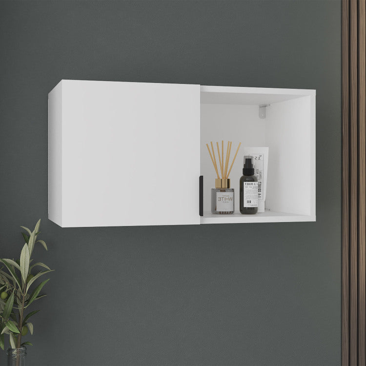 Kaser Medicine Cabinet With Mirror And Shelves, With Vertical Or Horizontal Position Option, Modern Bathroom Storage Solution,White