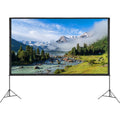 Projector Screen With Stand, 150 Inch 16:9 4K 1080 Hd Outdoor Movie Screen With Stand, Wrinkle Free Projection Screen With Tripods And Carry Bag, For Home Theater Cinema Backyard Movie Night