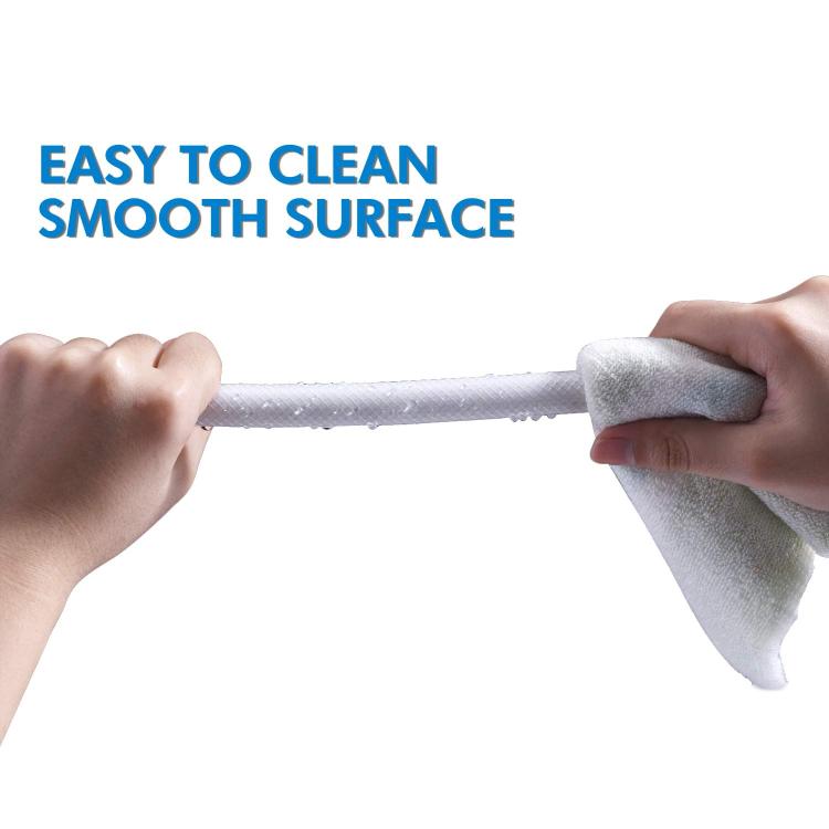 Pvc Shower Hose 59 Inches Extra Long Smooth Handheld Shower Hose Flexible Anti Kink Handheld Shower Head Hose With Brass Spin Inner Core White