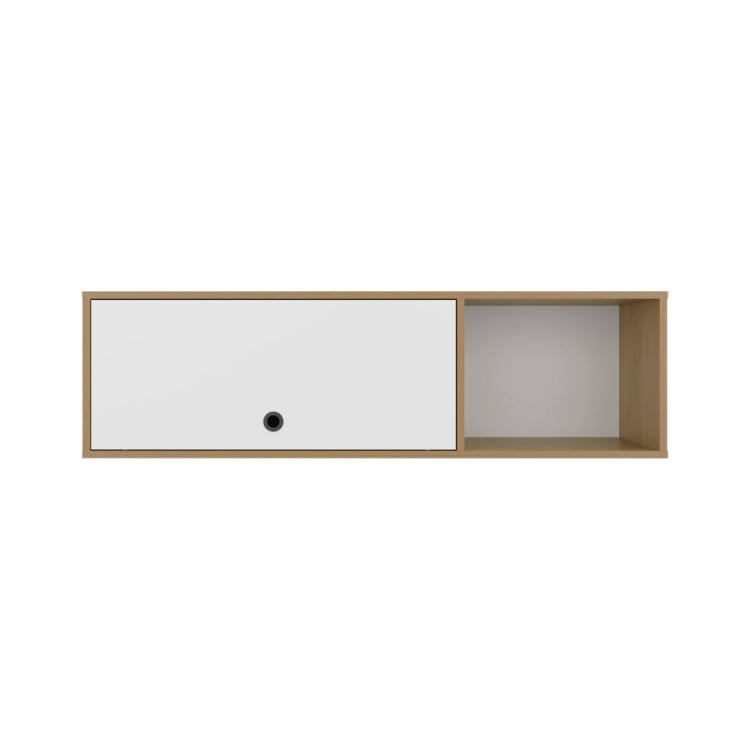 Tuckerman Wall Cabinet, White Macadamia