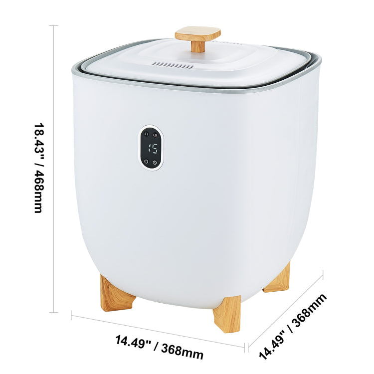 Towel Warmer 25L, Towel Warmer Bucket With 2 Heating Modes, 20 40 60 90 Min Auto Shut Off, Bottom Heating Columns, Led Screen, Large Towel Warmer For Bathroom, Spa, Bathrobe, Blanket & Pajama