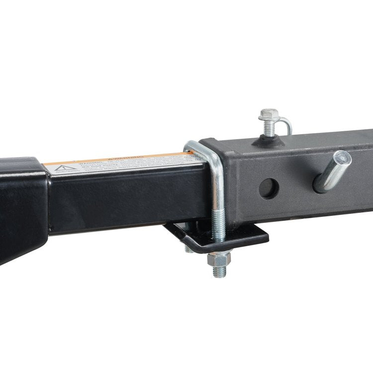 Hitch Mount Cargo Carrier, 45.3" X 25.6" Aluminum Hitch Cargo Rack With Folding Ramp, Hitch Rack Basket With Stabilizer And Straps, 500Lbs Mobility Scooter Carrier Fit 2" Hitch Receiver