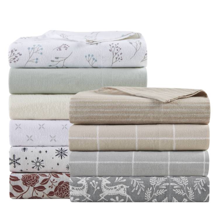 4 Pcs Full Sheet Set Sage Winter Fauna