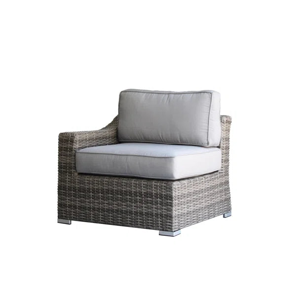 8 Person Outdoor Seating Group With Cushions Pre Assembled Sofa