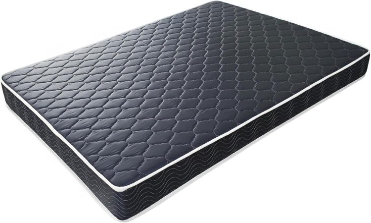 6 Inch Waterproof High Density Foam Mattress With Navy Blue Diamond Quilted Fabric. Quilting Ensures Both Style And Airflow For Cool Sleep.Twin Size