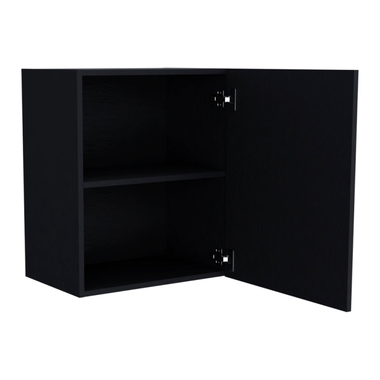 Wall Cabinet Dennard, Kitchen, Black