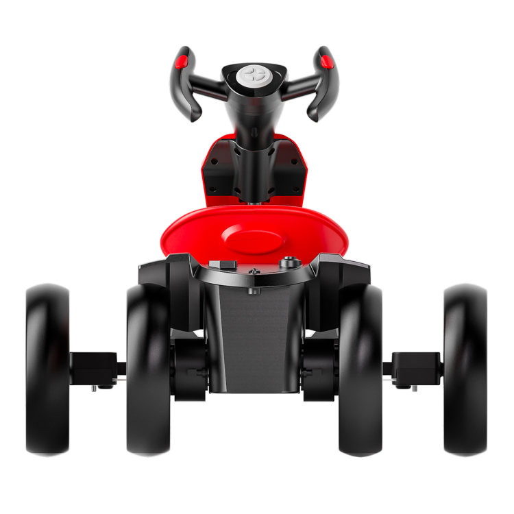 12V Electric Kids Pedal Go Kart, Folder Go Kart, Outdoor Ride On Toy With Adjustable Seat, 4 Non Slip Eva Wheels For Boys And Girls Aged 3 6 Years Old, Red