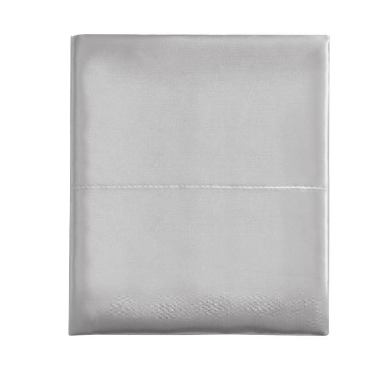 4 Pcs Twin Luxury Sheet Set Light Grey
