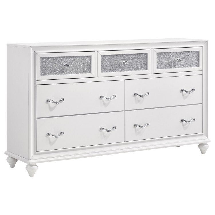 Randall White 7 Drawers Dresser
