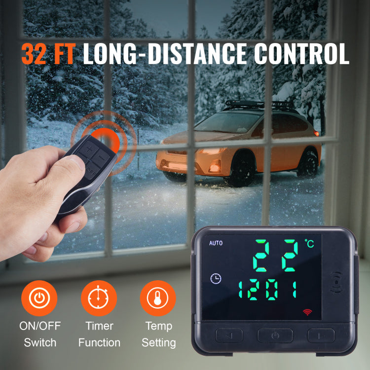 Diesel Air Heater All In One 12V 5Kw Lcd Remote Control For Car Rv Indoors