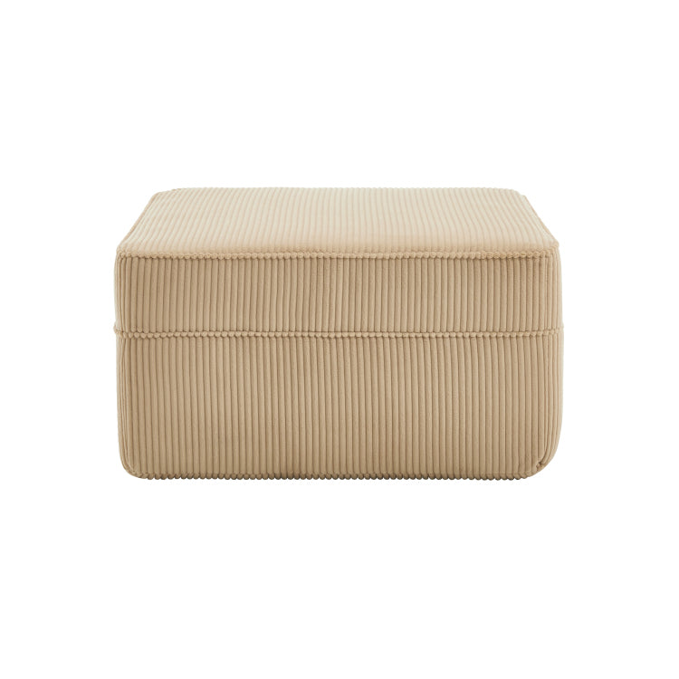 Martha Ottoman Corduroy Camel