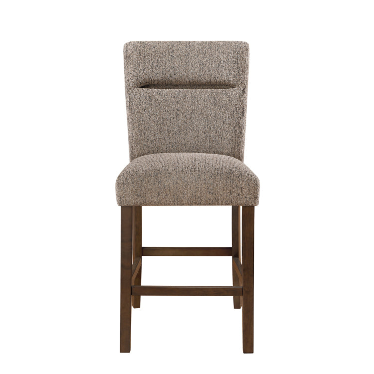 Marcello Extra Padded Brown 2Pk Dining Chair Set