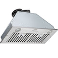 Insert Range Hood, 800Cfm 3 Speed, 30 Inch Stainless Steel Built In Kitchen Vent With Push Button Control Led Lights Baffle Filters, Ducted Ductless Convertible, Etl Listed