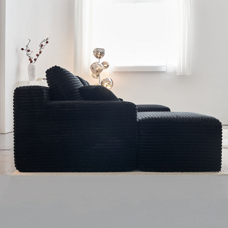 Sofa With Left Arm Facing Sectional Sofa Black