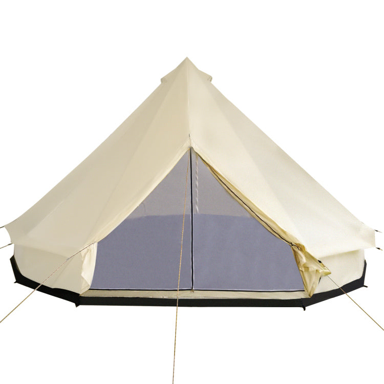 Outsunny 10 Person Yurt Tent Glamping Bell Tent With Spacious Interior, Waterproof Design, For Family Outdoor Camping, 16' X 16' X 10'