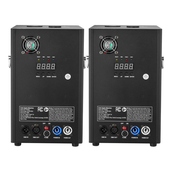 Cold Spark Firework Machinex2 700W 6.6 16.4Ft Stage Dj Wedding Event Party