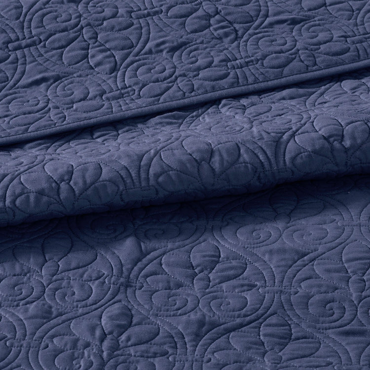 Reversible Bedspread Set Navy Queen