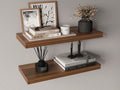 Ecco 31.5" Wide Floating Shelves Set Of 2, Shelves For Wall Decor For Bedroom, Bathroom Storage Shelves, Book Shelves For Living Room