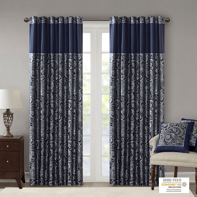 Jacquard Curtain Panel Pair 2 Pcs Window Panels
