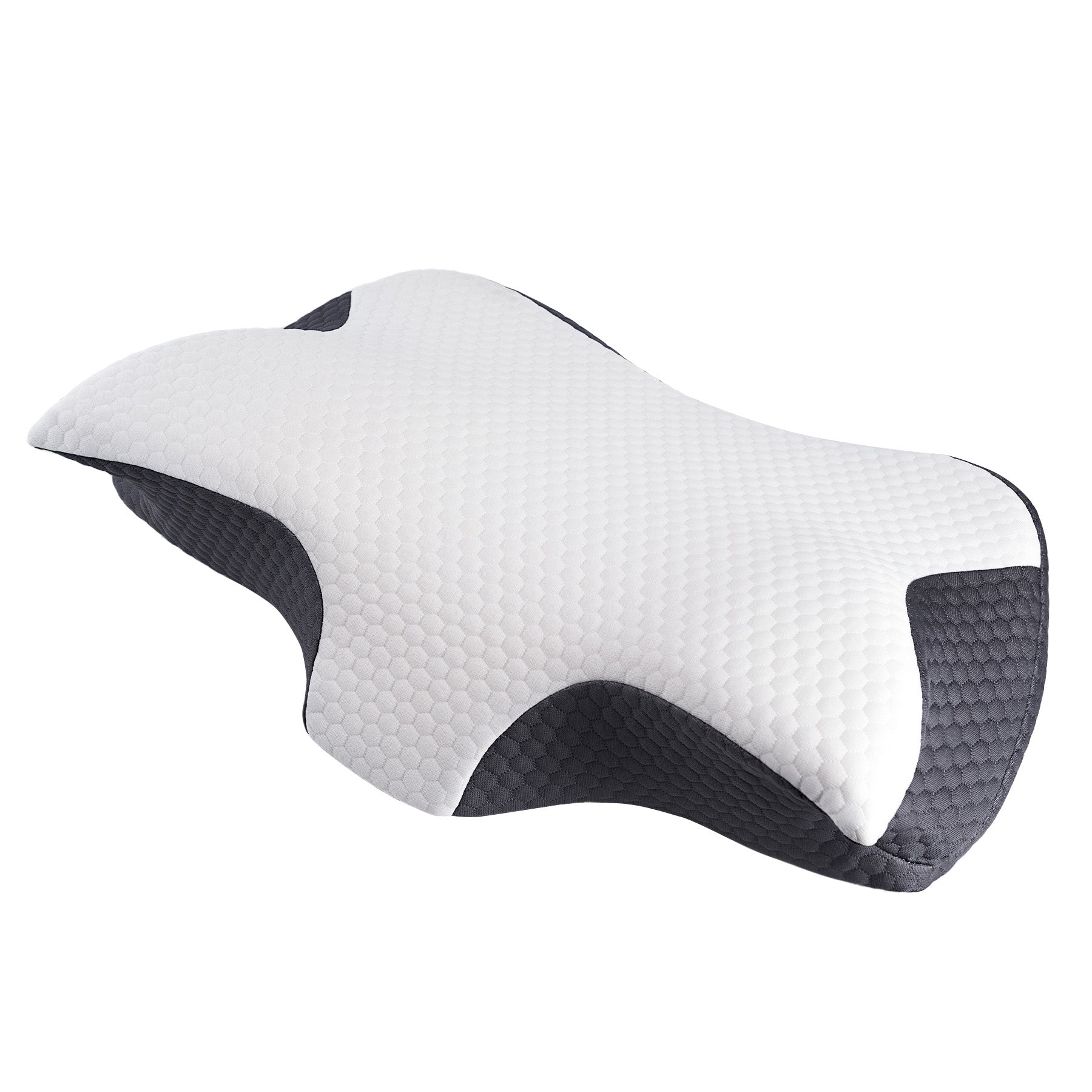 Ergonomic Travel Neck Pillow 950G Molded Pu Slow Rebound Foam, Dual Layer Cover, Compact & Supportive For Airplane, Car & Office Use