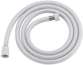 Pvc Shower Hose 59 Inches Extra Long Smooth Handheld Shower Hose Flexible Anti Kink Handheld Shower Head Hose With Brass Spin Inner Core White