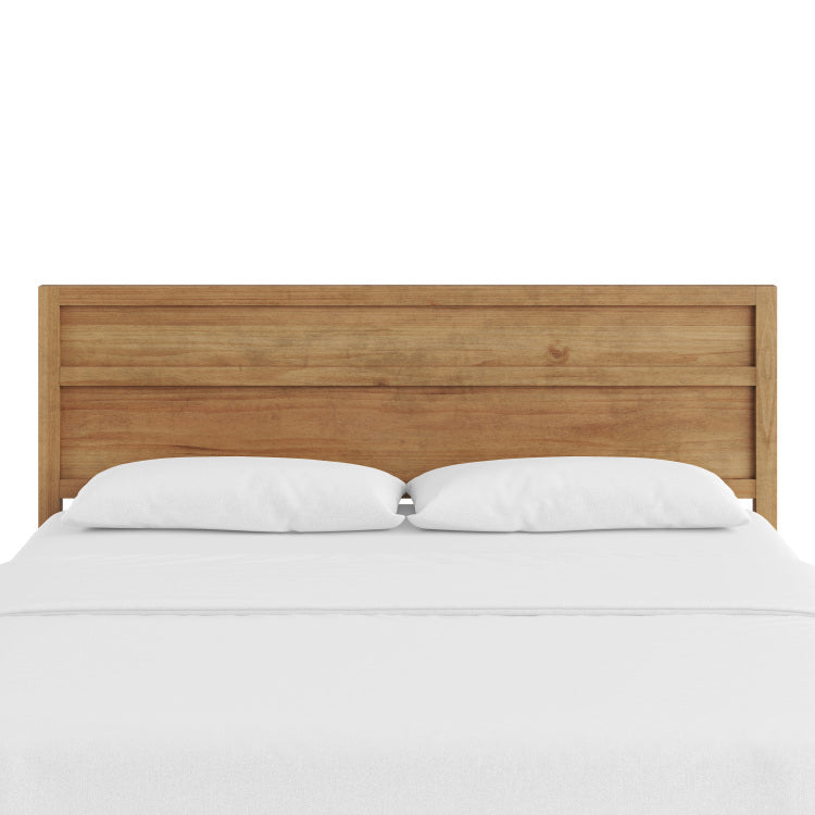 Maddox Modern Wood King Panel Headboard