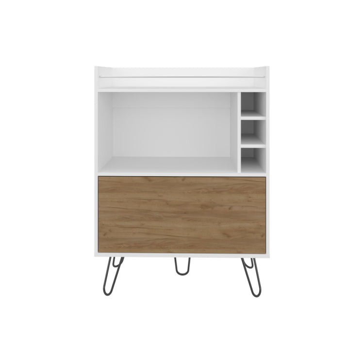 Platea Bar Cabinet, Living Room, White Macadamia