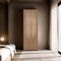 Soham Closet System Duo, Bedroom, Macadamia