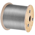 1 8 Stainless Steel Cable Railing 500Ft, Wire Rope 316 Marine Grade, Braided Aircraft Cable 7X7 Strands Construction For Deck Rail Balusters Stair Handrail Porch Fence