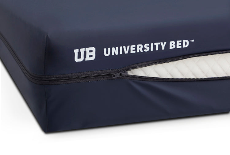 8" University Bed Mattress Encasement Protector, Twin Xl, Navy