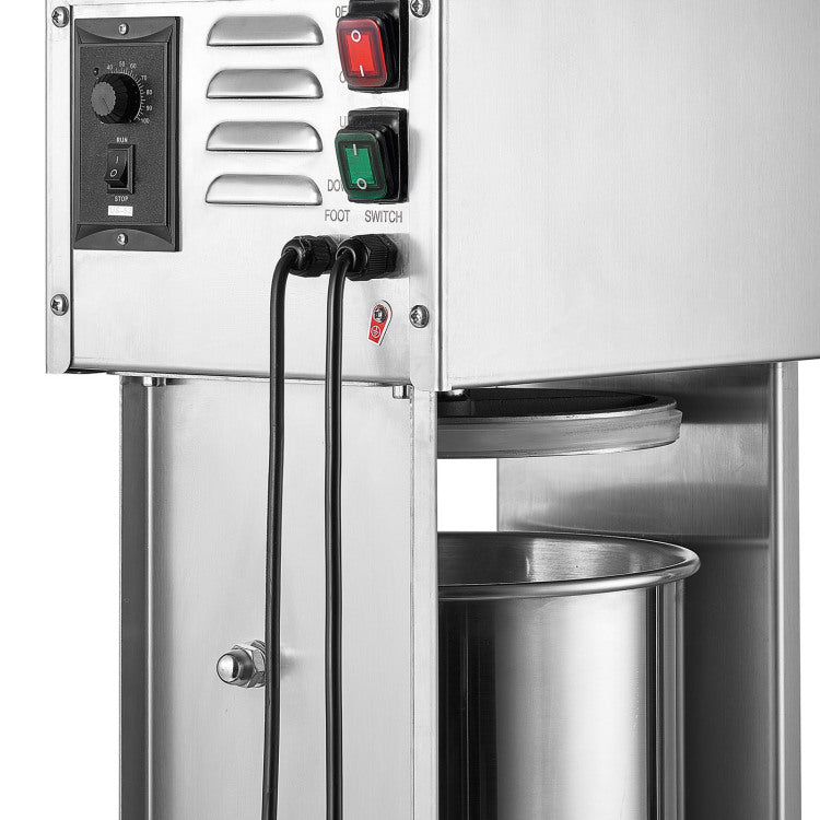 Electric Sausage Stuffer, 33 Lbs 15 L Vertical Meat Stuffer, Stepless Speed Control And Foot Pedal, Stainless Steel Heavy Duty Sausage Filler With 4 Stuffing Tubes, For Commercial & Home Use
