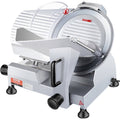 240W Commercial Meat Slicer, Electric Deli Food Slicer, 10" Carbon Steel Blade Electric Food Slicer, 350 400Rpm Meat Slicer, 0 0.47 Inch Thickness Adjustable For Commercial And Home Use