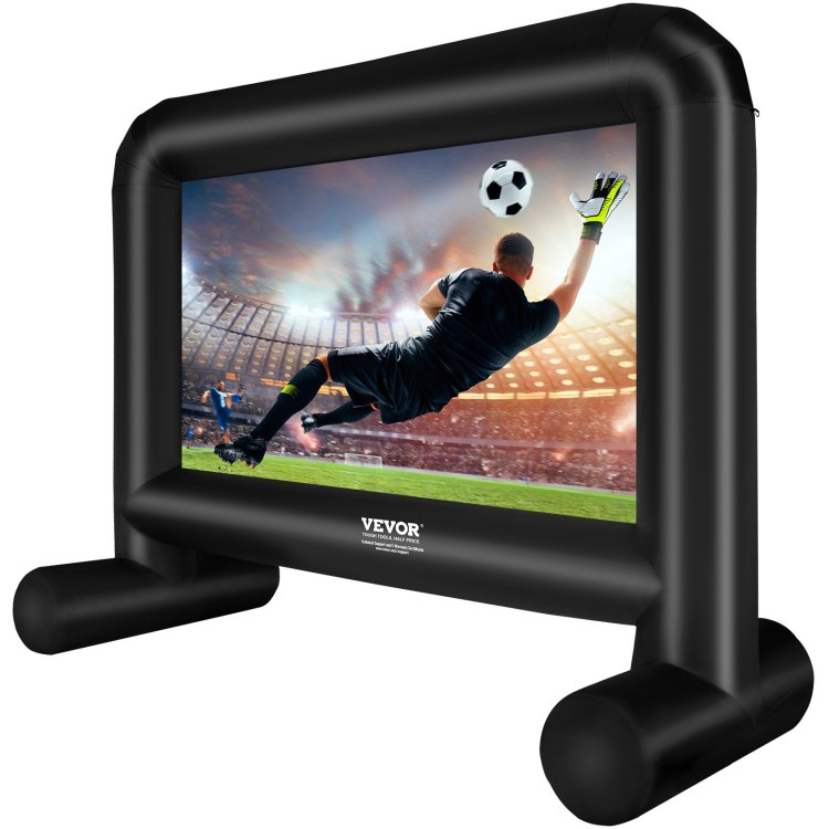 Inflatable Movie Screen, 16 Ft 192Inch Inflatable Projector Screen ,Front Rear Projection, Oxford Fabric Blow Up Screen For Outdoor Parties Backyard Movie Night