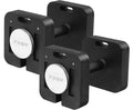Square Dumbbell 9 In 1 Free Adjustable Dumbbells Set Two 50Lbs Square Dumbbells 9 In 1 Free Weights For Multi Weight Options Quick Lock Adjustable Dumbbell Set