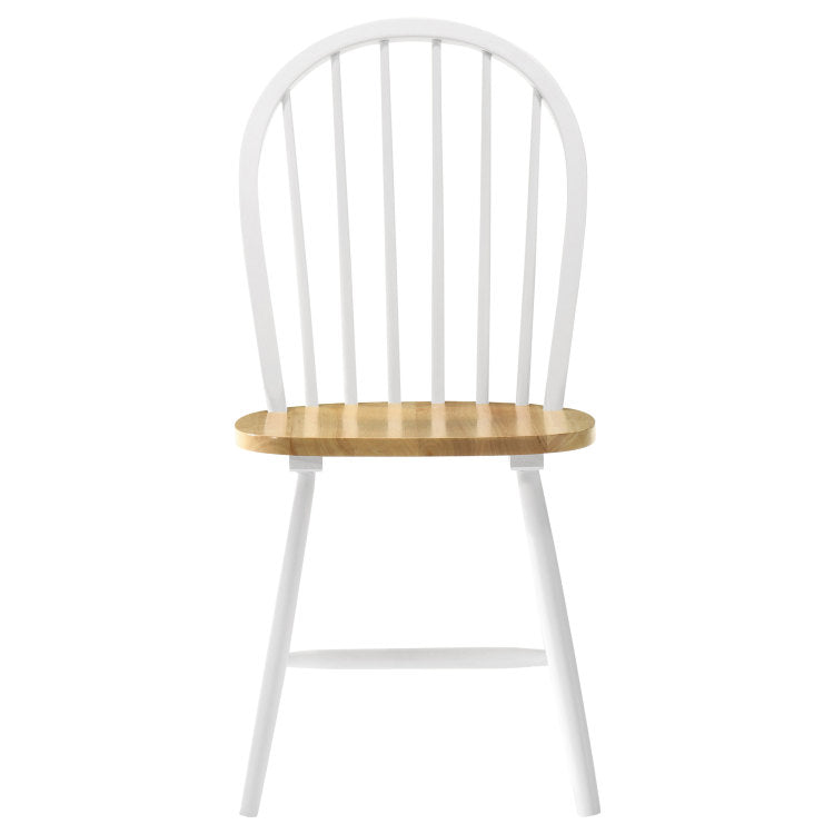 Greer Natural Brown And White 5 Piece Dining Set