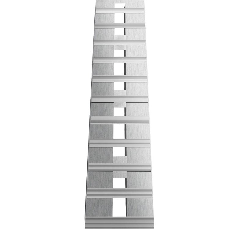 60'' X 12'' X 2.5''Aluminum Trailer Ramps 6000Lbs Total Beavertail Hook End 1 Pair 2 Ramps