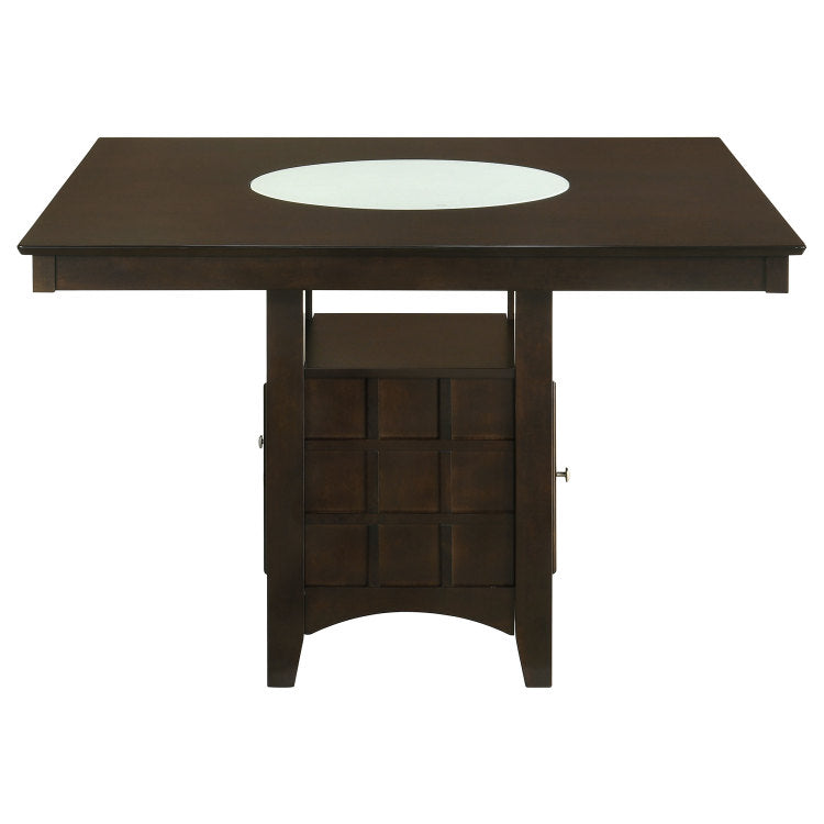 Tolland Cappuccino 1 Door Storage Counter Height Dining Table
