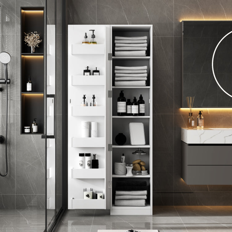 Kitchen Pantry Cabinet, White Freestanding Buffet Cupboards Sideboard With Doors & Shelves, Kitchen Pantry Storage Cabinet For Kitchen, Living Room And Dinning Room
