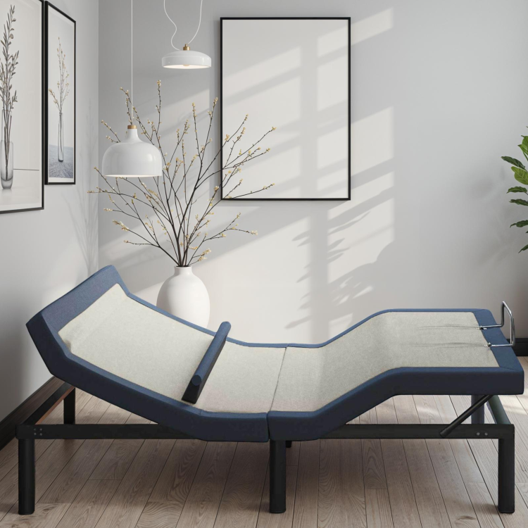 Twin Xl Adjustable Bed Base With Head Foot Tilt And Lumbar Position Adjustment