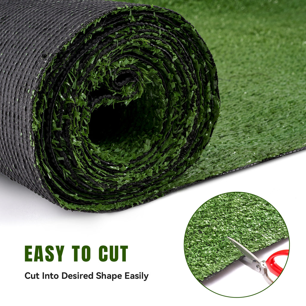Artifical Grass Turf, 5 X 10 Ft Thick Grass Rug Indoor Outdoor