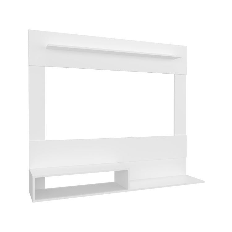Floating Entertainment Center For Tv S Up 55", Space For Tv, One Superior Shelf, Two Shelves