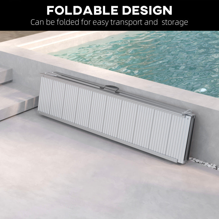 Portable Portable Wheelchair Ramp For Home, Threshold Handicap Ramp 10'